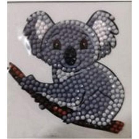 Crystal Art Motif Kit stickers | Koala Bear